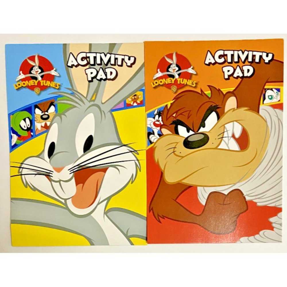 LOONEY TUNES‎ 2012 Bugs Bunny & Tasmanian Activity Pads